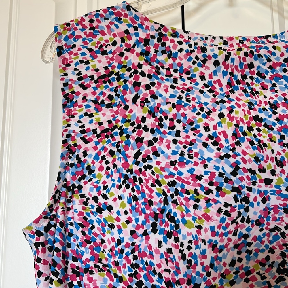 Sleeveless Evan Picone blouse Large - Picture 5 of 8